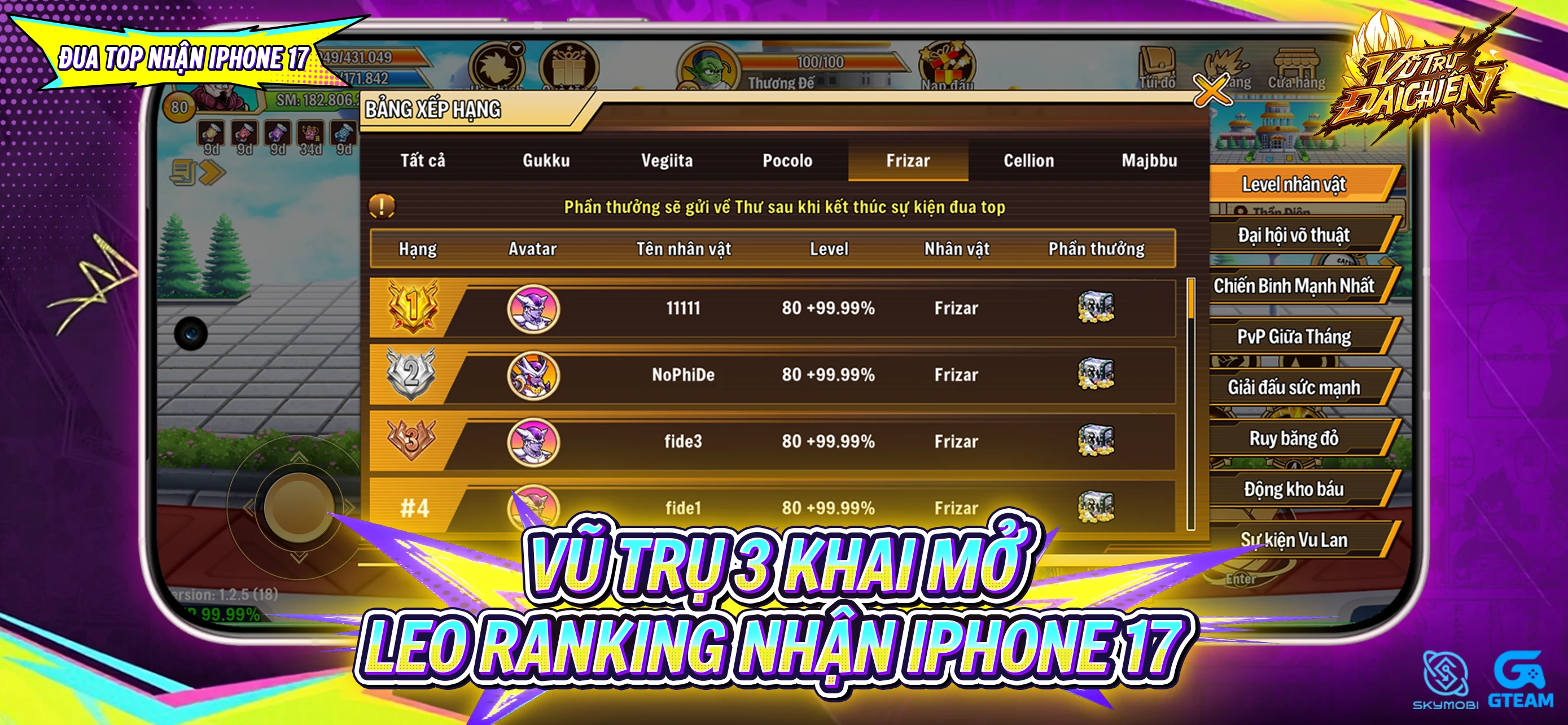 Vũ Trụ Đại Chiến screenshot